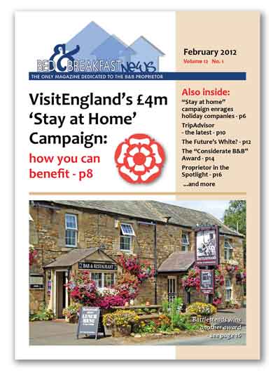Bed & Breakfast News, Feb 2012