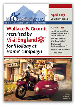 B&B News, the only magazine for B&B and guest house owners