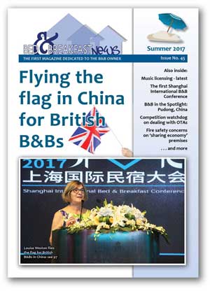 B&B News, the only magazine for B&B and guest house owners