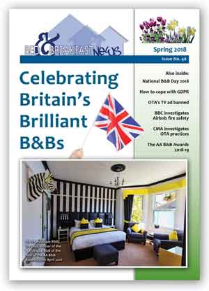 B&B News, the only magazine for B&B and guest house owners