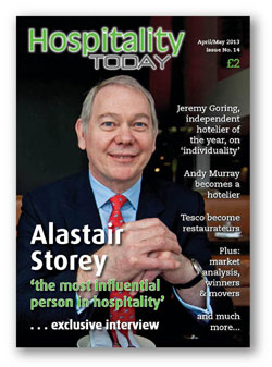 Hospitality Today magazine, for owners of hospitality businesses