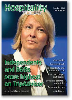 Hospitality Today magazine, for owners of hospitality businesses