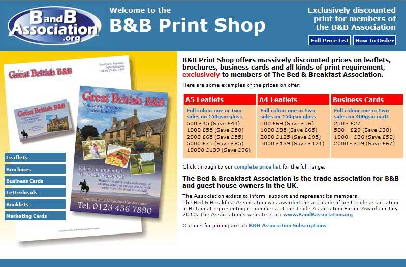 Save hundreds of pounds with BandBprintshop